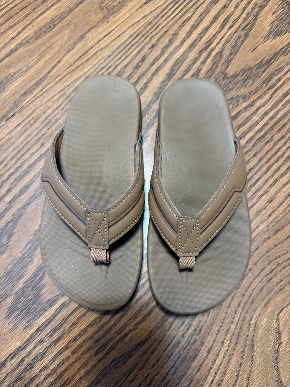 Casual Brown Men's Flip Flop Sandals